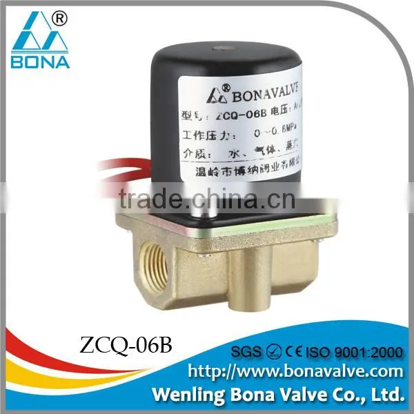 Air Co2 welding machine air control Aluminum Solenoid Valve 24v ZCQ-06ALV