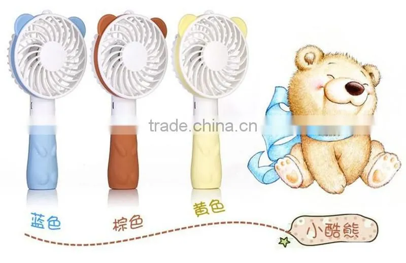 CT-740 The new mini USB charging fan Cartoon charging fan small handheld Outdoor Garden small fan