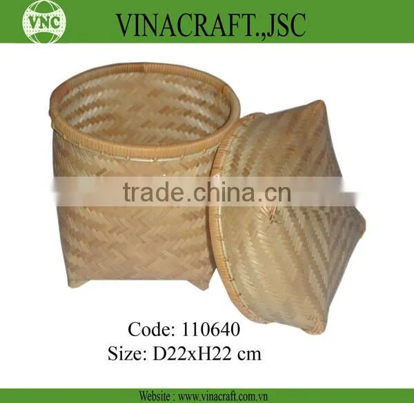 Vietnamese Bamboo - Magazine paper storage bin