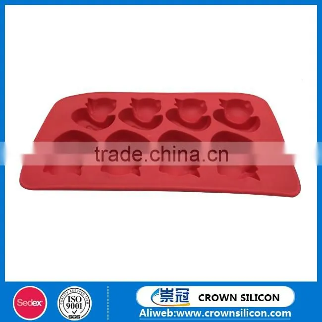 Custom Silicone Ice Cube Tray,Duck Shape Silicone Ice Cube Tray