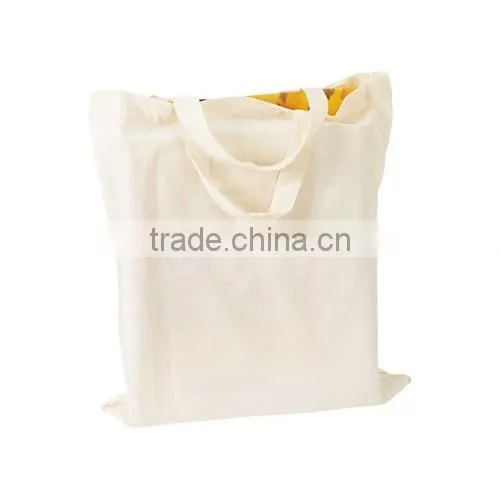 Manufacturer custom natural printing cotton canvas tote handle bags