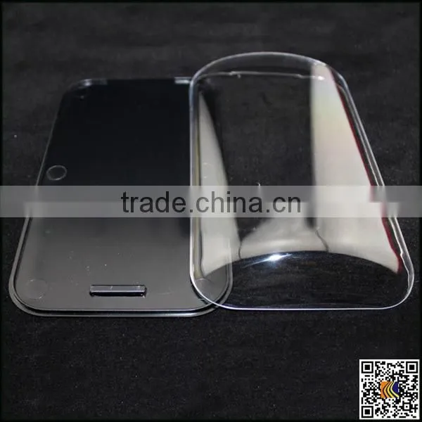 Hot sale new crystal clear hard back case packaging for mobile phone case ,crystal box packaging