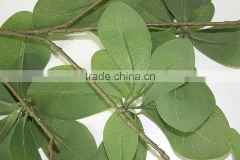 China indoor/outdoor fake leaf branch NEW design artificial mistletoe leaf brach