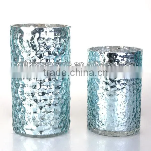 new design colored glass vase with different size