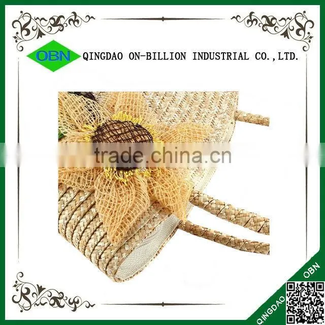 Lead fashion summer promotional straw handbag