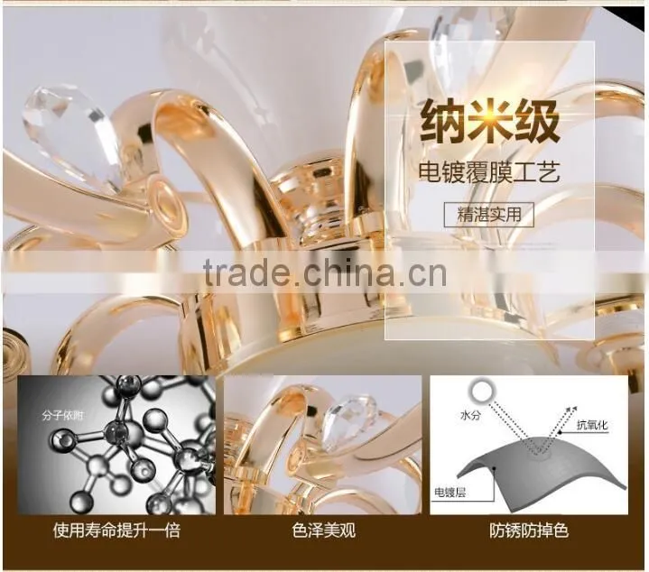 M989 Momoda decorations luxury European Crystal large living room bedroom lighting chandelier pendant lamp