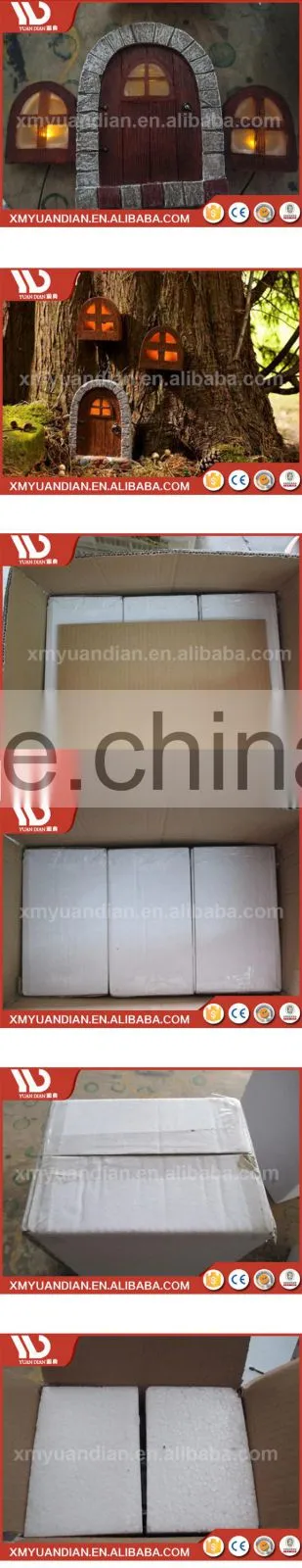 China Wholesale Market Art Work Resin Craft Garden Solar Panel Light