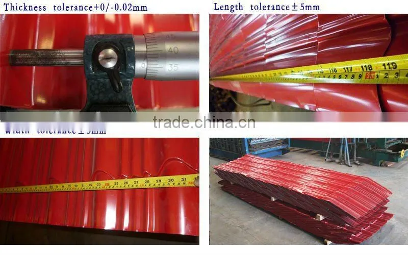 color coated roofing sheet/corrugated steel sheet
