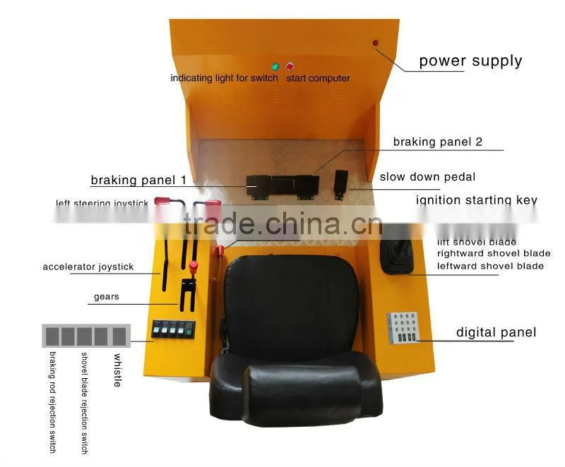 High Quality Personnel Bulldozer Training Simulator