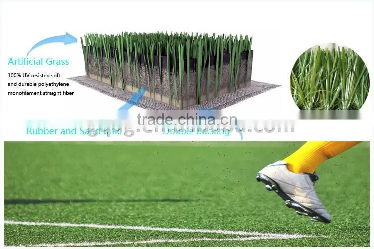 high quality turf football artificial soccer grass