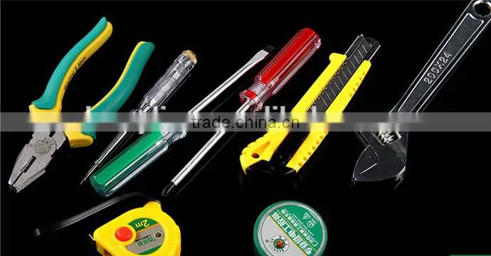 Berrylion hot sell 8pcs Tool Set Household Toolset with ABS tool box