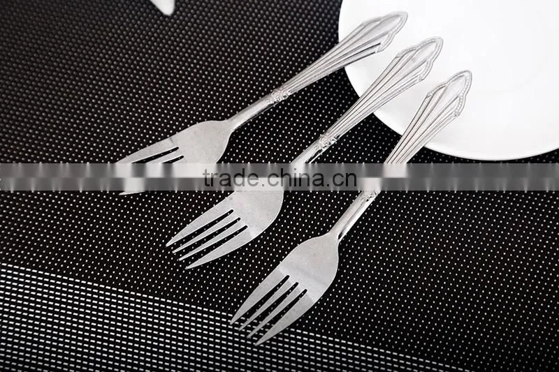 2016 fashion Aesthetic stainless steel fork the fork cattle Made in China