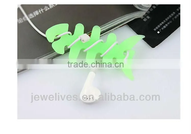 Cartoon Eco-Friendly Silicone Earbud Cable Winder