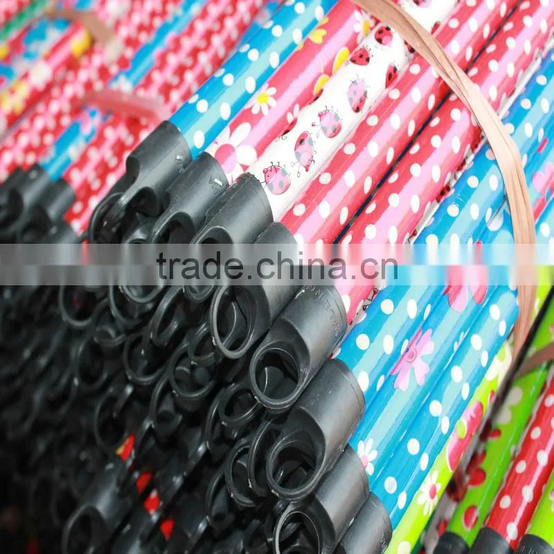 Short delivery day wooden handle for grass broom