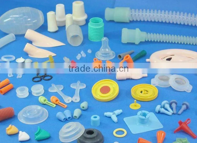 various styles silicone rubber grip parts