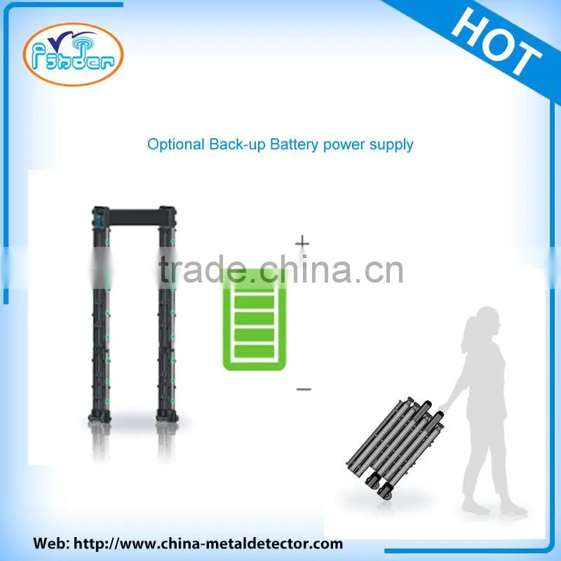 Walkthrough Metal Detector / Security Gate, airport security metal detector Door TEC-100