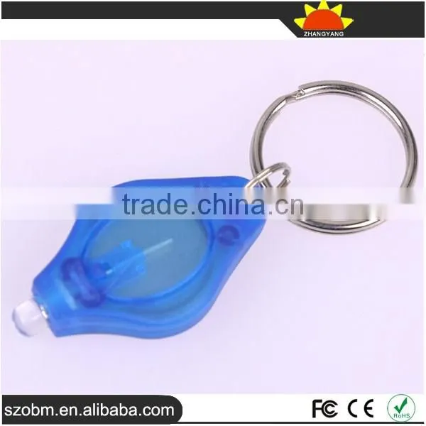 2016 promotional gift keychain flashlight,Money Detector function 395~400nm UV Light LED Keychain Flashlight
