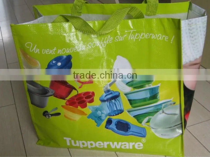 high quality pp woven laminated gift bag eco friendly