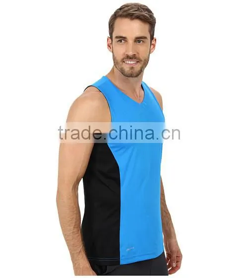 Men cheap blank custom baseball tank top