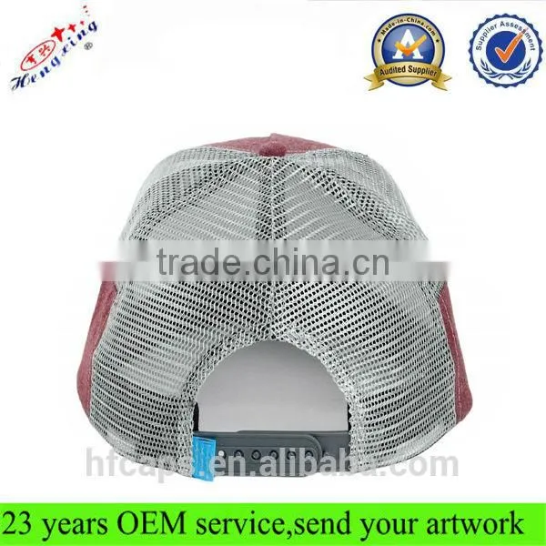 5 Panel Mesh 3D Gold Letters Custom Cheap Snapback Cap