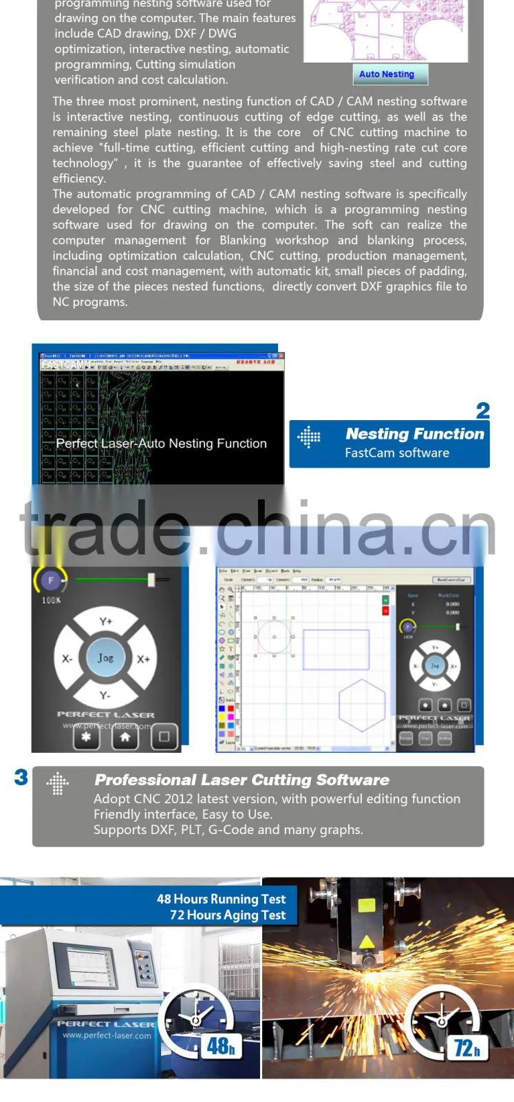 metal fridge magnet laser cutting machine 300W