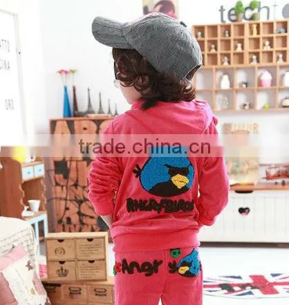 custom made casual knit girls sweat suit made in china