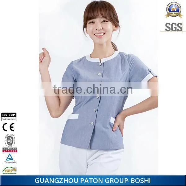 Spring sleeved overalls custom white coat doctor
