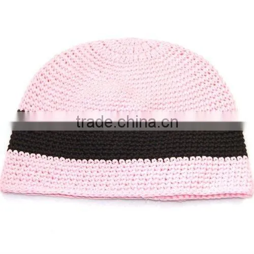 NEW FASHION CROCHET BABY HAT WITH FLOWERS