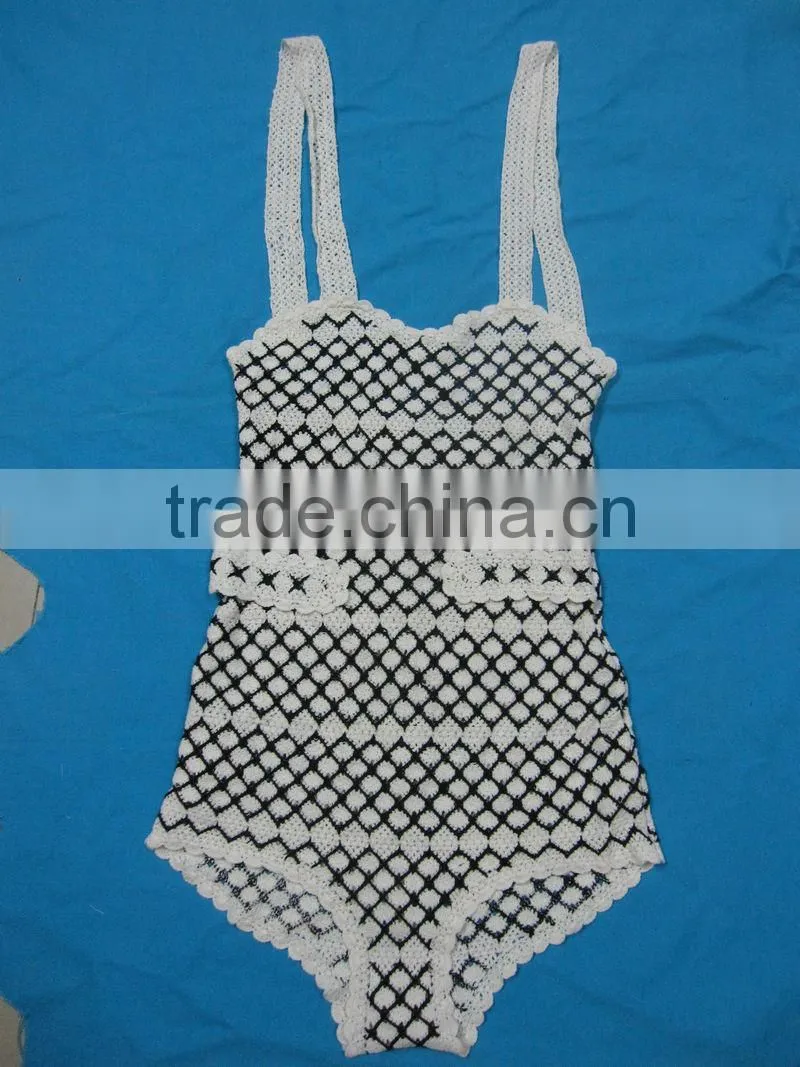 hot sexy girls beach crochet bikini set