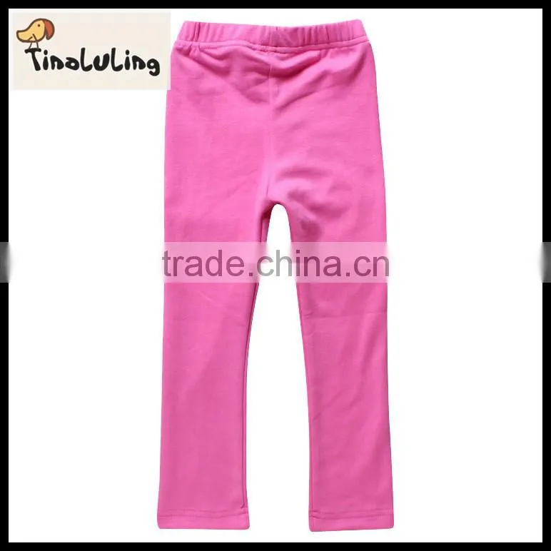 2015 leggings/pants for baby girls kids wear lovely printed spring autumn long pants for baby girls hot pink pants