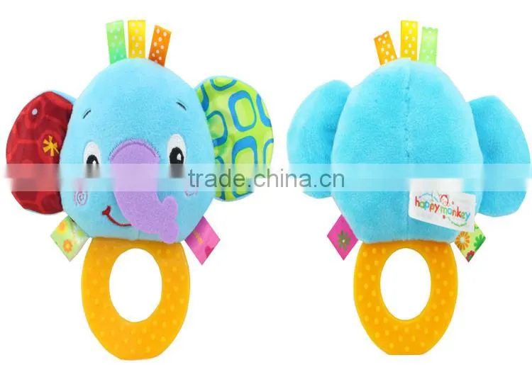 Lovely animal baby teether toys