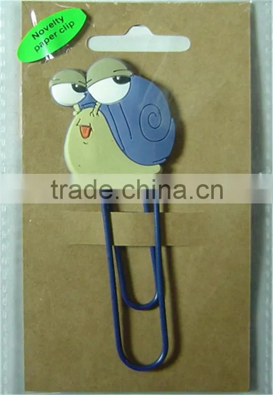 Specialized Manufacturer Non-toxic Cutom Logo PVC Head Paper Clip