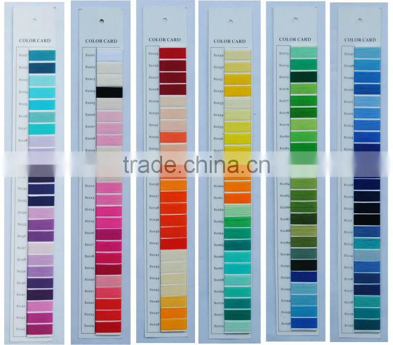 embroidery thread color shade cards for clothes
