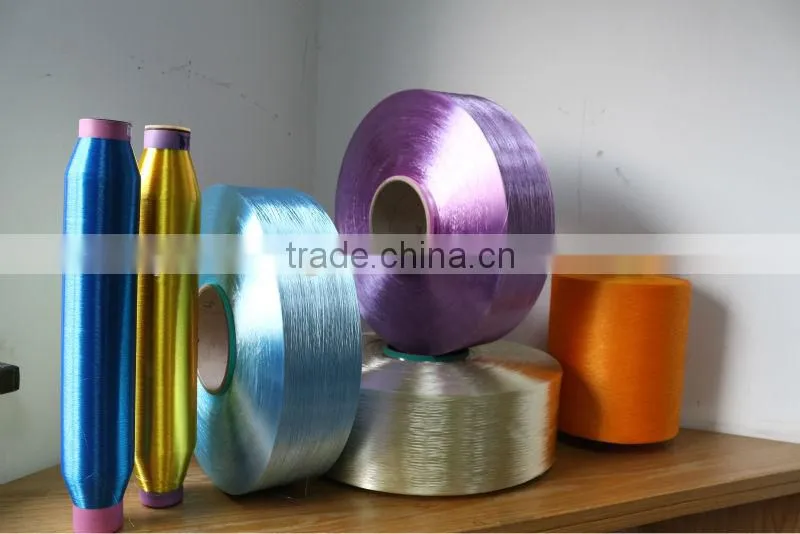 HUILONG dope dyed polyester lots of color yarn monofilament