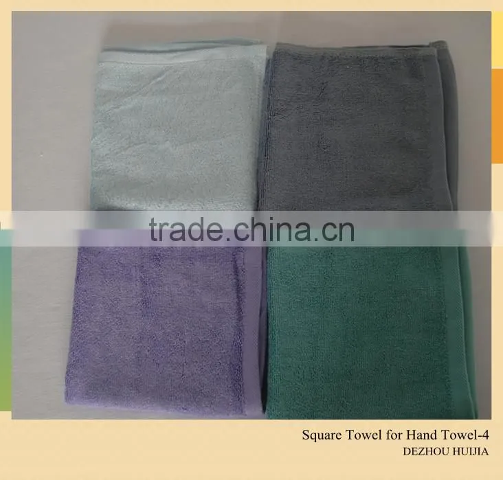 Competitive New Arrival Hot Sale Bamboo Cotton Square Hand Towel