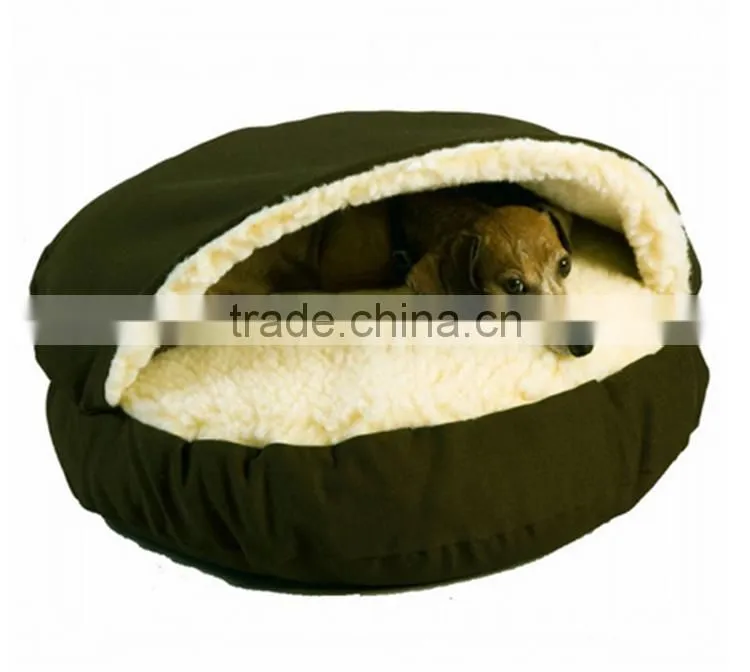 Warm Round Custom Polyester Fiber Dirt-Proof Wear-Resistant large dog bed dimensions