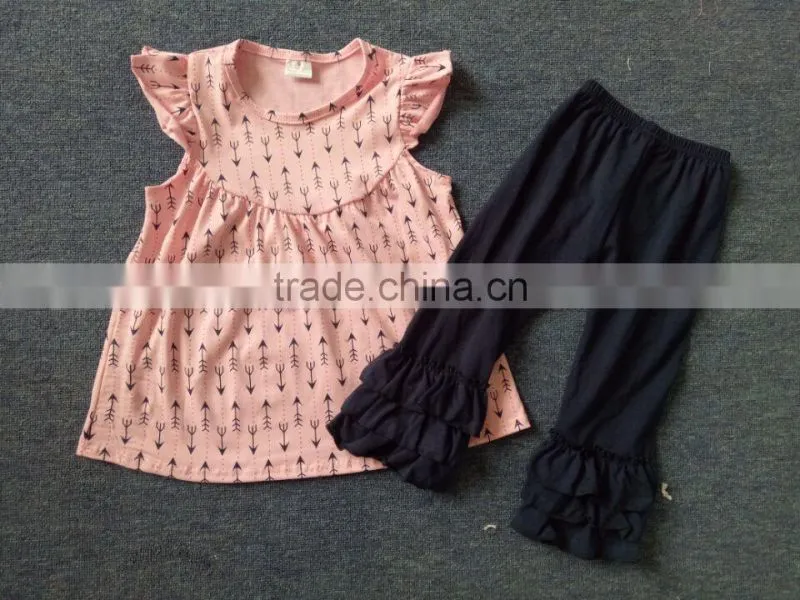 CH00260YIWU BOYA Cotton milk silk dress cotton love de paris new fabric pattern kids clothes wearing boutique dresses