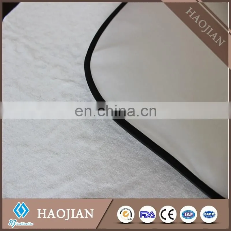 Sublimation high quality 100% polyester printing car sunshade with DIY logo