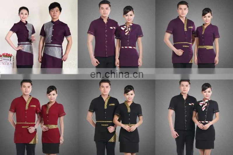 New Stytle Restaurant Waiter Uniform Design, Hotel Waiter Uniform