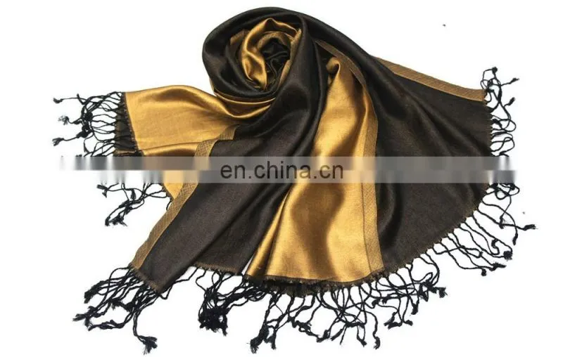Fashion long silk shawl,Reversible Indian silk Stoles,pure silk scarves