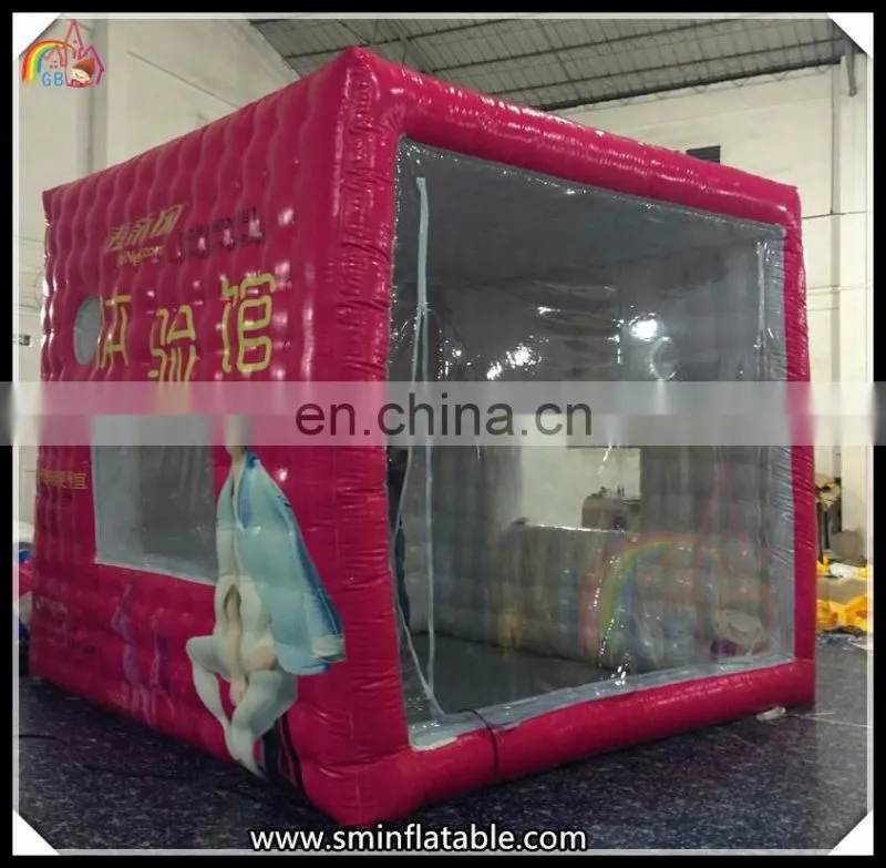 Wholesale inflatable red bubble camping tent,inflatable cube tent,inflatable bubble tent for sale