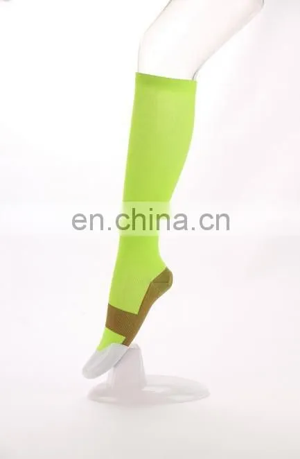 Copper Compression Socks For Men & Women - Best For Running, Athletic, Medical, Pregnancy and Travel -15-20mmHg#YLW-10