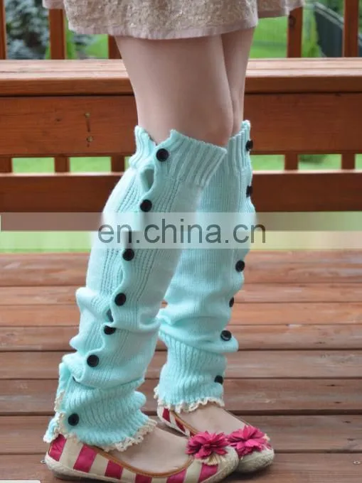 Hot sale Europe Ladies knitting lace legging