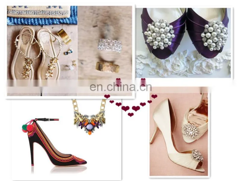 handmade lady shoe flower accessories for sandal