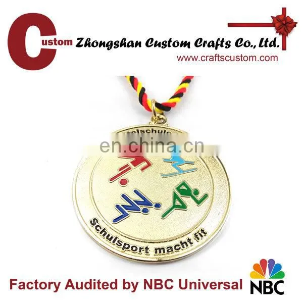 Promotional gifts expert factory custom green clown photo dome carnival medal