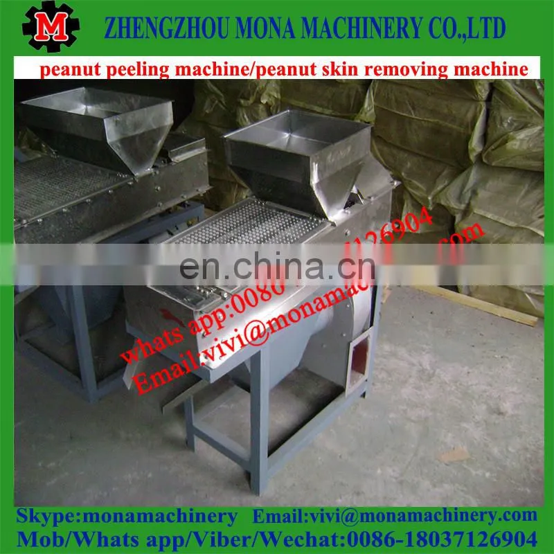 Africa peanut using Automatic Peeling Peanut Shell Machine and Peanut Cleaning Machine