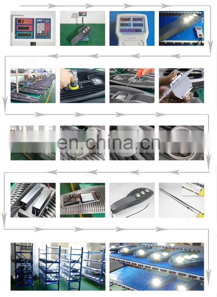 150w LED street light integrated street price list 100w led lights waterproof Sufficient wattage