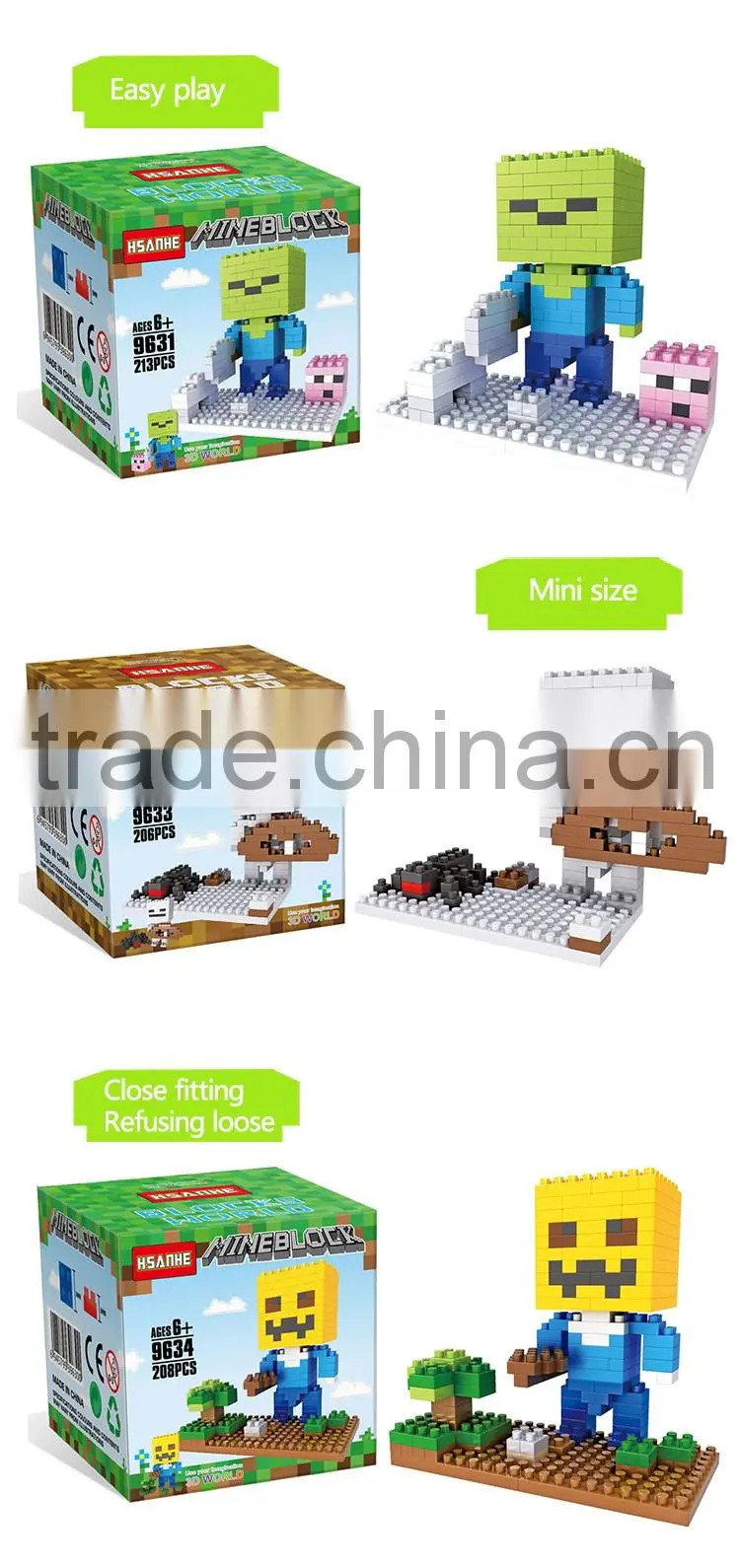 High quality mini blocks for wholesale