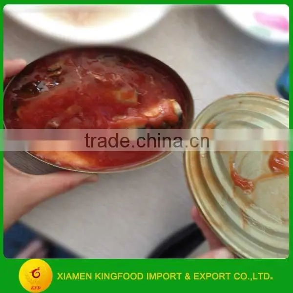 198g Oval Can Sardine in Tomato Sauce