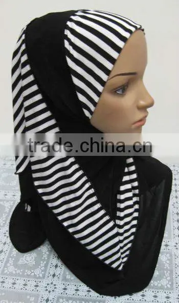 A568 hot 2015 new design islamic hejab LONG muslim one piece hijab